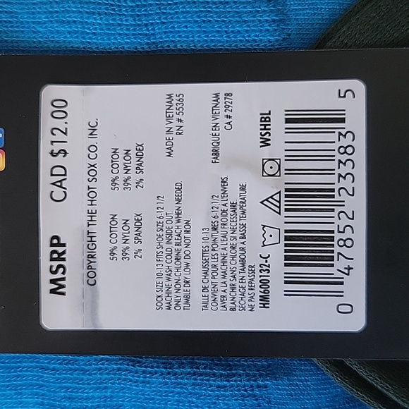 Hot Sox wine country socks - Picture 3 of 3